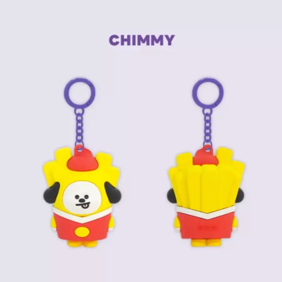 Móc Khóa Figure BT21 CHIMMY Street Series - Chính Hãng LINE FRIENDS Hàn Quốc
