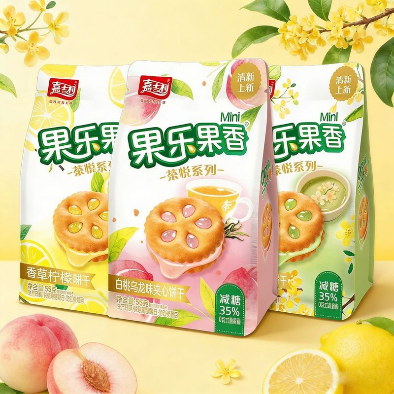 Sản phẩm mới Gasley Fruity Fruity Fragrance 55g Chayue White Peach Oolong Vanilla Lemon Osmanthus Ma