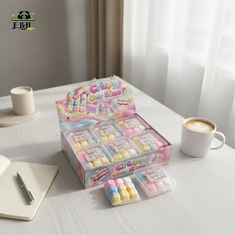 [F & O] Thanh Kem Bóp Đồ Chơi Sắc Nét Handmade Quả Cầu Tuyết Crunch Họa Tiết Giảm Căng Thẳng Cho Nhân Viên Văn Phòng Quà Tặng Thư Giãn Tại Nhà EMKK