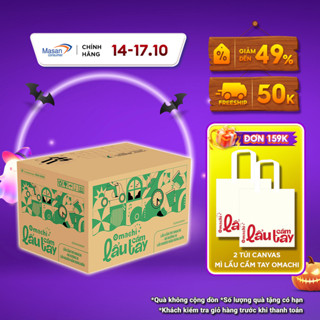 (Chọn vị) Thùng mì Omachi lẩu cầm tay 24ly x 71g