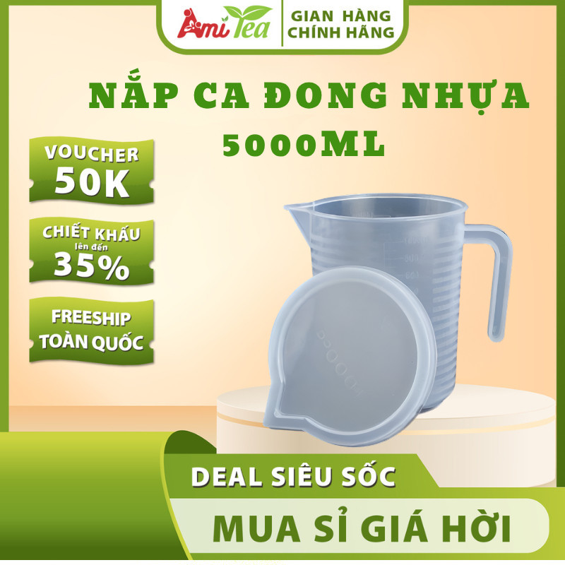 Nắp Ca Và Ca Đong Nhựa 5000ml Tiện Dụng, Để Thay Thế Nắp Hỏng
