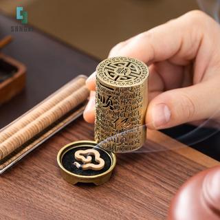 [SHNGki] Sáng Tạo Kim Loại Ngựa Tốt Lành Lư Hương Vuông Dọc Trong Nhà Hương Liệu Phụ Kiện Máy Tính Để Bàn Tại Nhà [MỚI]