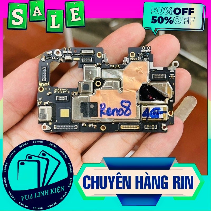 Main Xác Oppo Reno 8 4G Lấy Linh Kiện Sữa Chữa,Lấy IC... / Main Xác / Main Phế Oppo Reno 8 4G