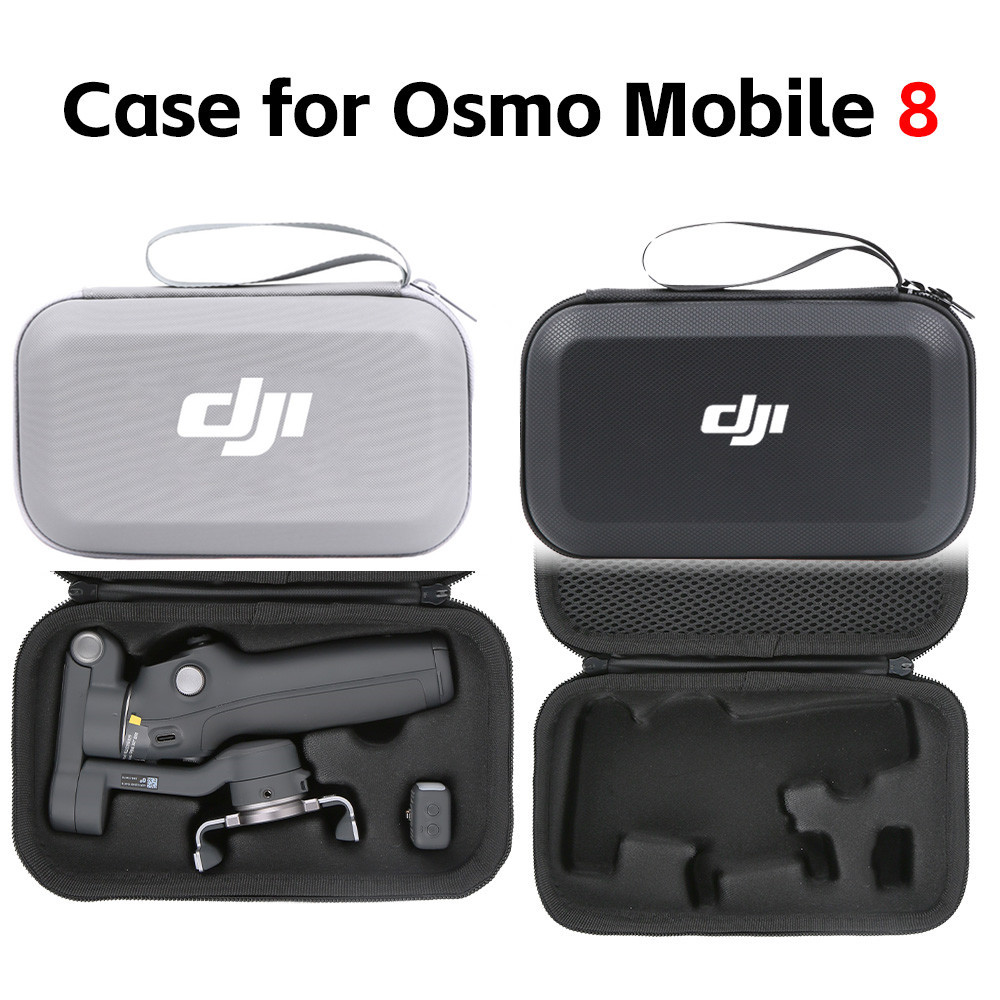 Hộp Bảo Quản Nhỏ Cho DJI OM 8 Túi Bảo Quản Cho Osmo Mobile 8 Cầm Tay Gimbal Ổn Định Hộp Phụ Kiện