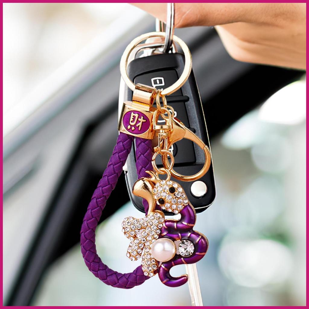 Năm Con Rắn Móc Khóa Năm Rắn Móc Khóa Kim Cương Giả Có Móc Khóa May Mắn Kim Cương Giả Rắn Động Vật s