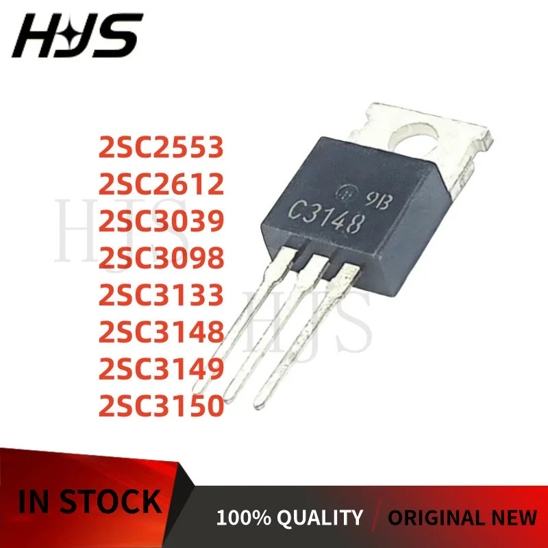 5 Chiếc 2SC2553 2SC2612 2SC3039 2SC3098 2SC3133 2SC3148 2SC3149 2SC3150 C2553 C2612 C3039 C3098 C313