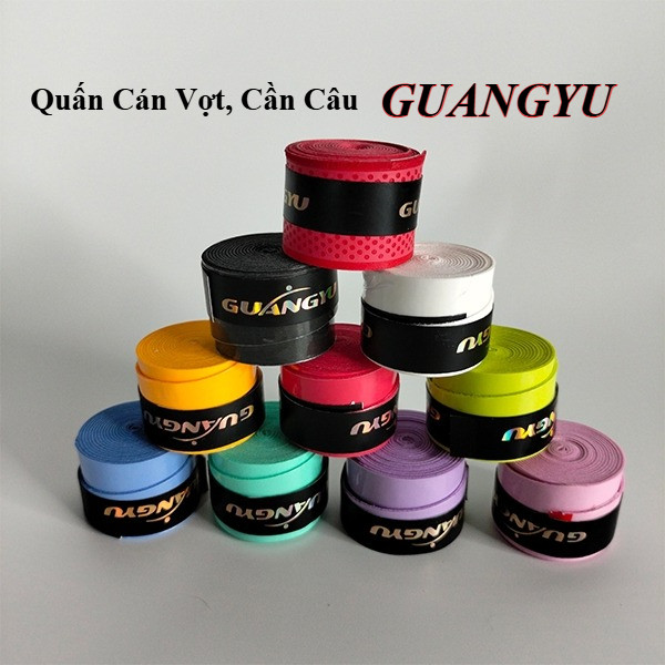 ( Combo 5 Cái ) Quấn cán vợt cầu lông, Quấn cần câu cá GUANGYU chính hãng, bám dính, thấm mồ hôi