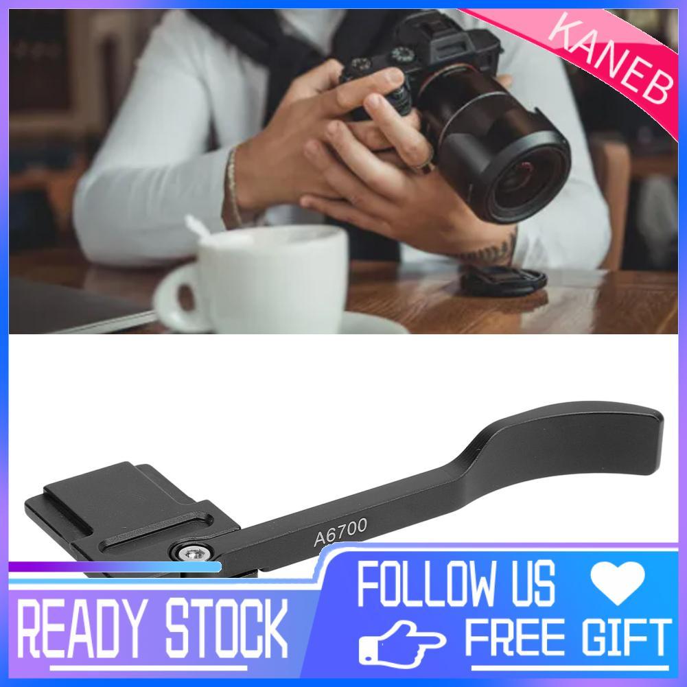 Kanebduk Kanebduk Thumb Up Grip cho máy ảnh A6700 Metal Rest Hand Hot Shoe Ổn định và giữ (Đen)