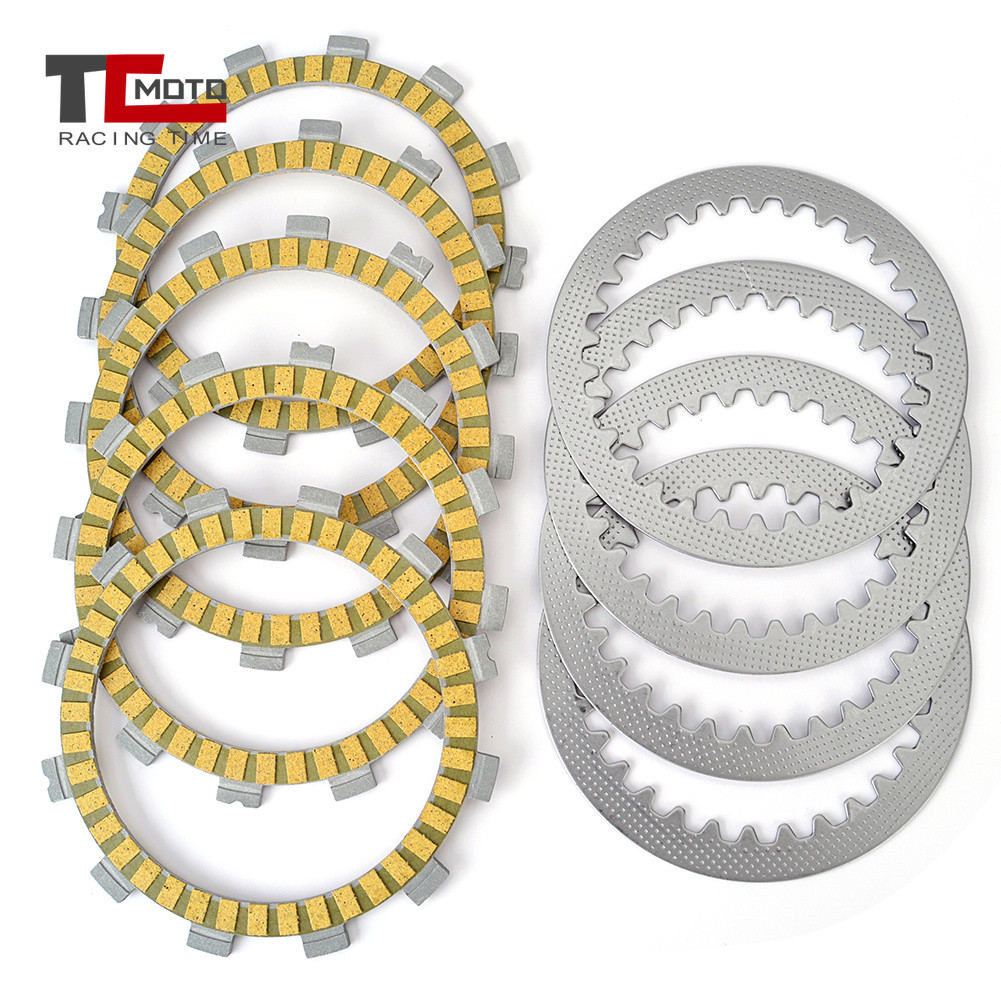 KLX 125 Xe Máy Đĩa Ly Hợp Tấm Ma Sát Cho Kawasaki KLX125 2003-2006 13088-S001 13089-S001 SACHS XTC12