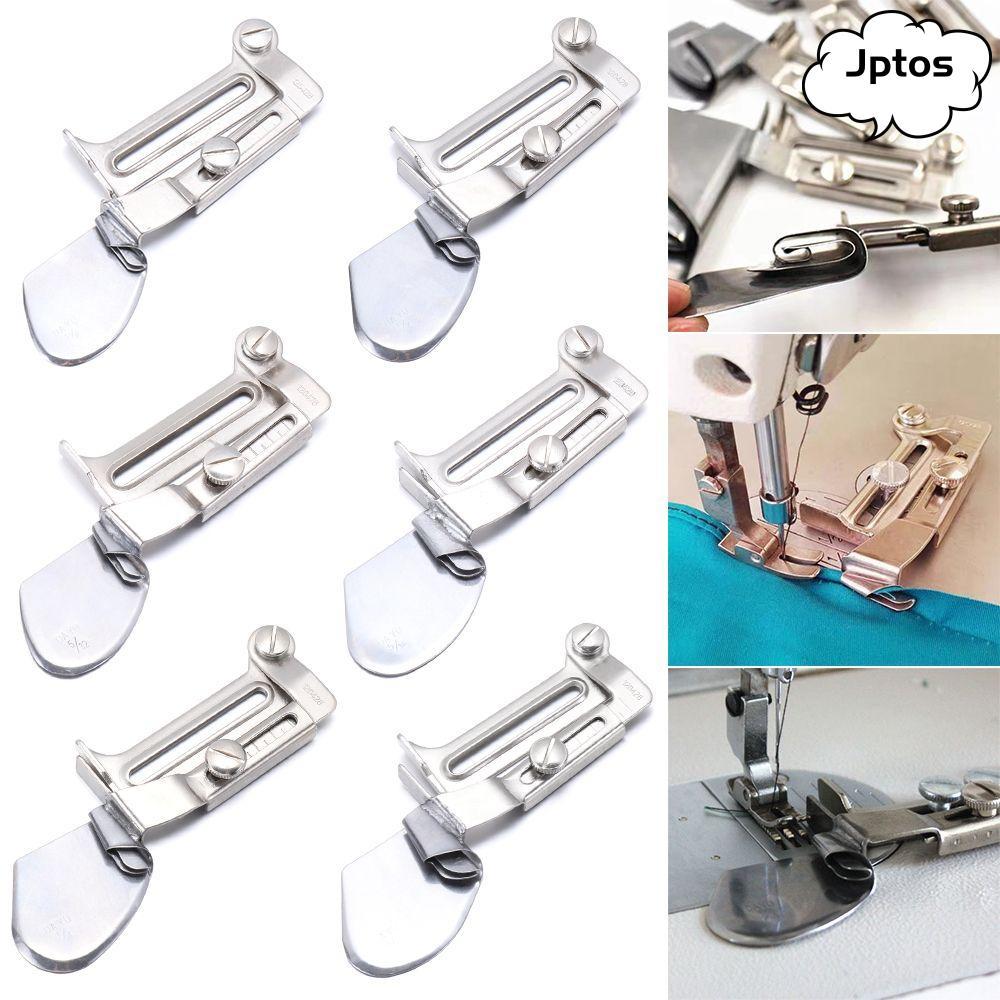 JPTOS Cán viền Máy ép chân Hợp kim kẽm 0,3cm-1cm 1 / 8inch-3 / 8inch Quilting Thêu chân Máy ép cho