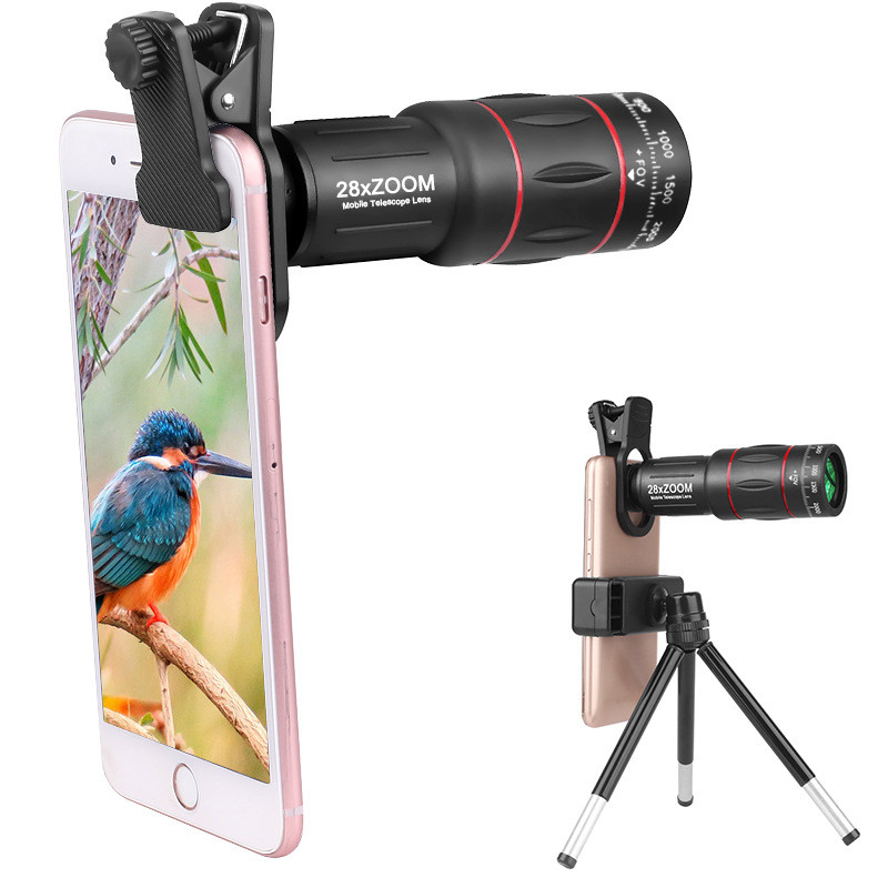 Sản phẩm Hot 28 lần 28x 36x 18x Điện thoại di động Ống kính thiên văn Buổi hòa nhạc Telephoto Ống kí