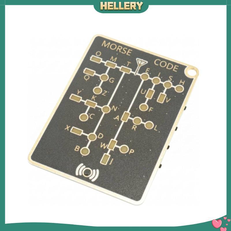 Morse Code Practice Card Pro Chạy Bằng Pin Morse Code Thực Hành Điện Báo Đào Tạo Thẻ PCB Lưu Và Phát