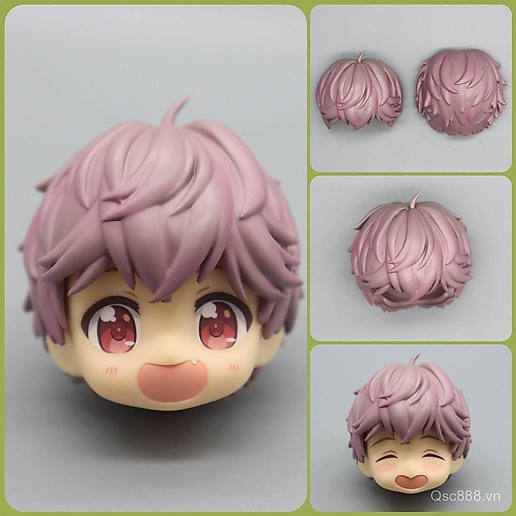 Ob11 Baby Head GSc Nendoroid Li Zeyan Hair GSc Hair Đa Năng Có Thể Tháo Rời Đầu Vỏ GSc với Trang Điể
