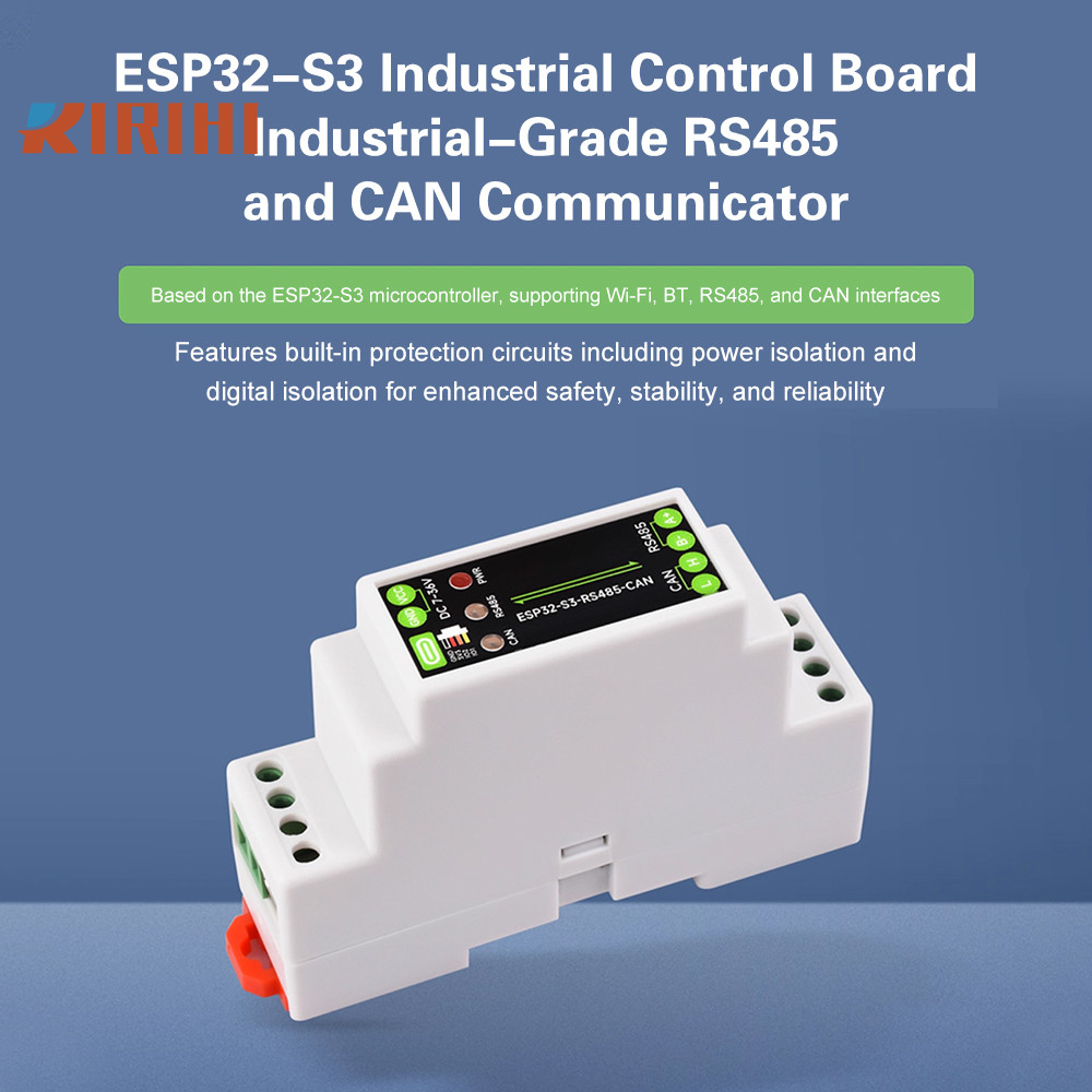 RIRIHI ESP32-S3-RS485-CAN 1 Kênh WiFi Bluetooth Relay Bảng Điều Khiển Công Nghiệp RS485 CÓ THỂ Giao 