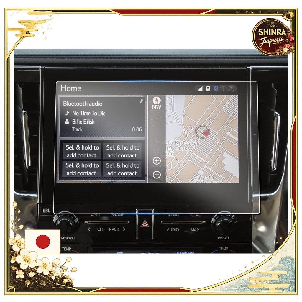 《Direct From Japan》  ruiya PET Film 10.5 Inch T-Connect SD Navigation System Exclusive Car Navigatio
