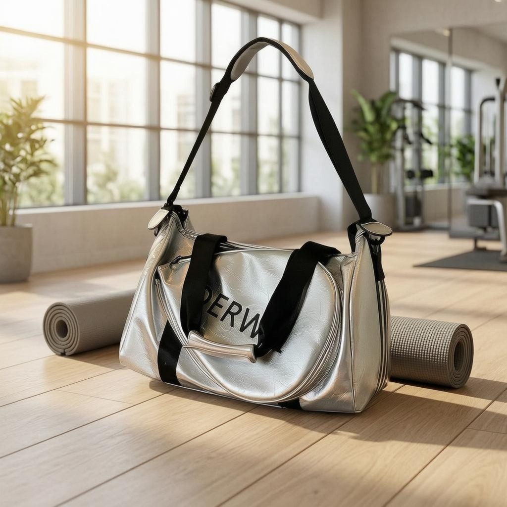 Túi Duffel Hình Chữ Nhật Nắp Trước Túi Duffel Túi Hành Lý Top Dây Kéo Đeo Ngang