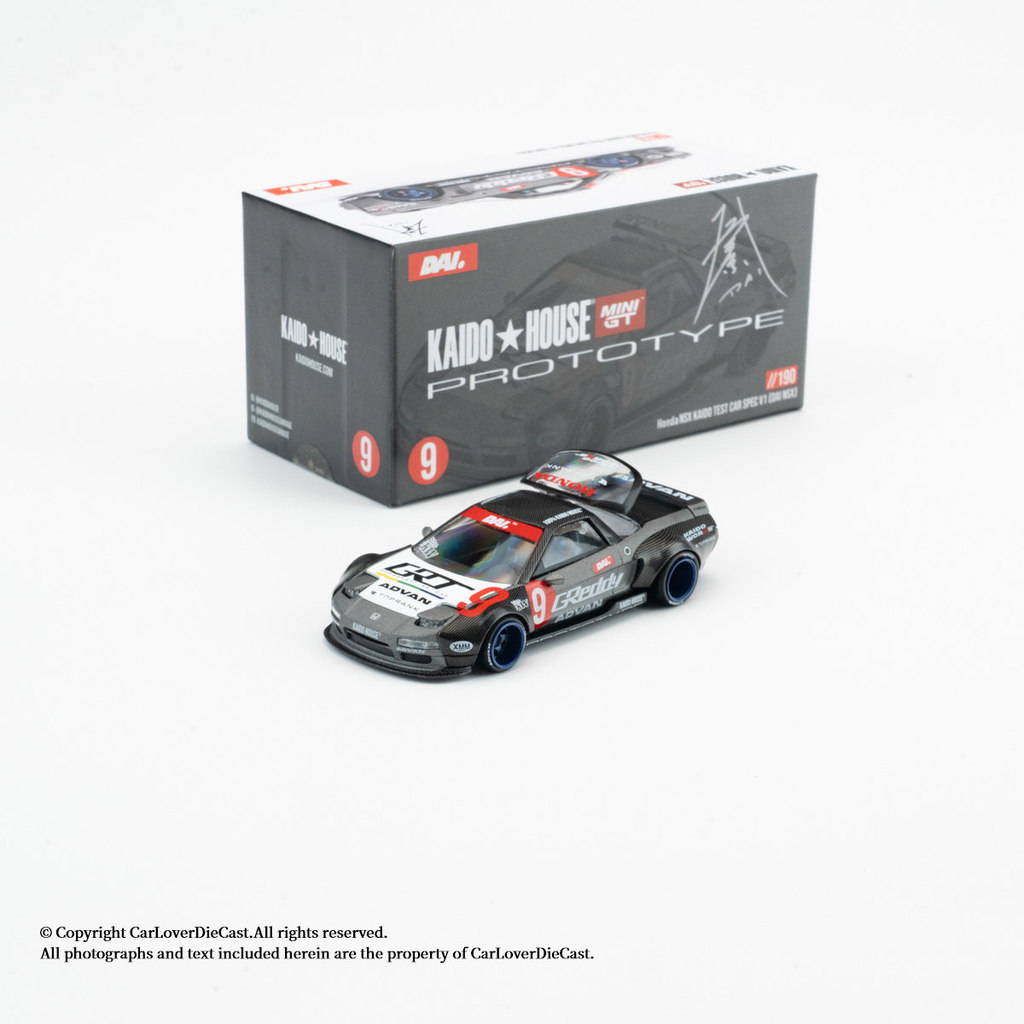 Kaido House + MINIGT 1: 64 NSX Kaido Mẫu xe hợp kim màu xám