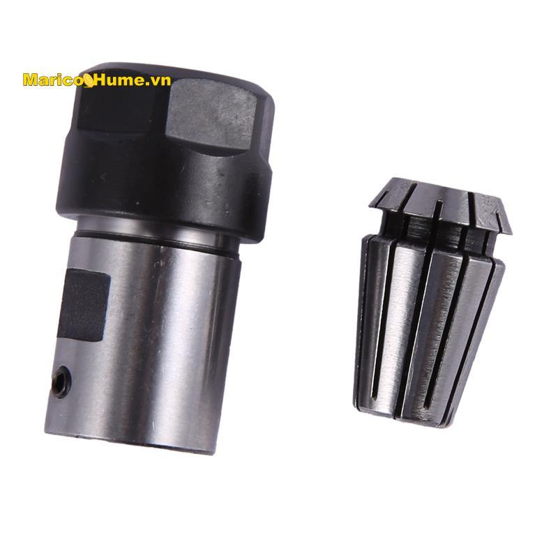 1 Cái C20 Er16 32L 8Mm Cần kẹp động cơ trục chính + 1 Cái Er16-1 / 8 (3.175) Mm Collet