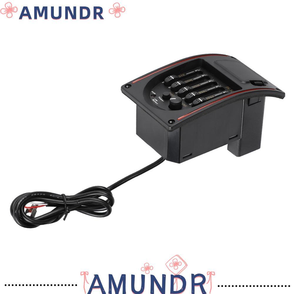 AMUNDR ​Đàn Guitar Preamp EQ​, ​Màn hình LCD​ EQ PS-500 ​Pickup đàn Guitar Acoustic, ​Cho Đàn Guitar