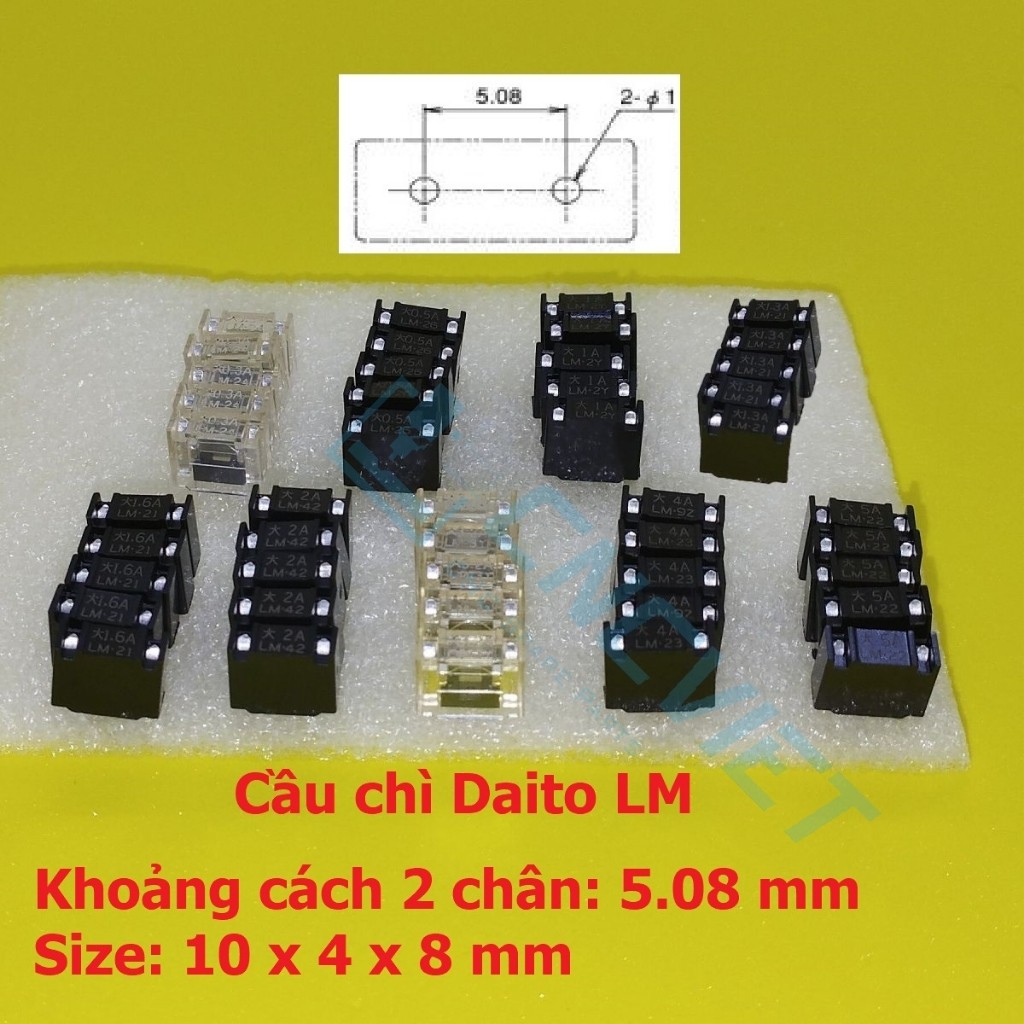 HN - Cầu chì Daito LM A60L-0001-0290 LM03 LM05 LM10 LM13 LM16 LM20 LM32 LM40 LM50 cho máy CNC