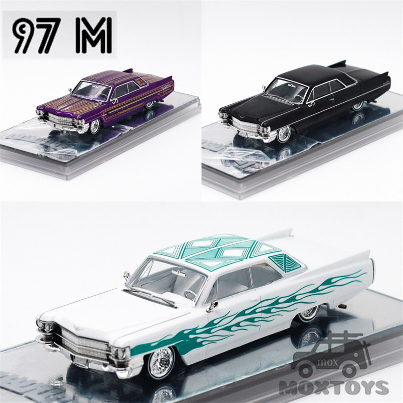 97M 1: 64 1964 Coupe DeVille LowRider Diecast Xe mô hình