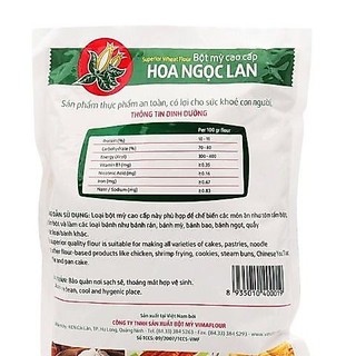 Bột mì đa dụng số 11 Hoa Ngọc Lan 500g