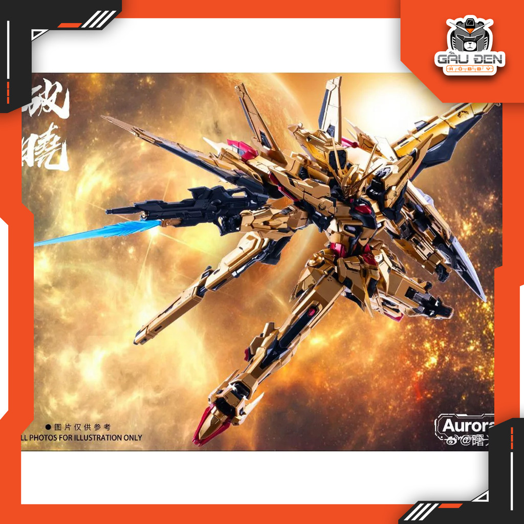 MG 1/100 Akatsuki Ootori Shiranui Aurora Khung Kim Loại