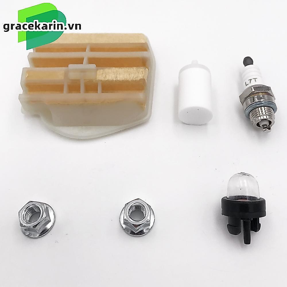 [GRCEKRIN-VN]Chainsaw Parts Air Filter Nuts Outdoor Equipment For Husqvarna 445 450