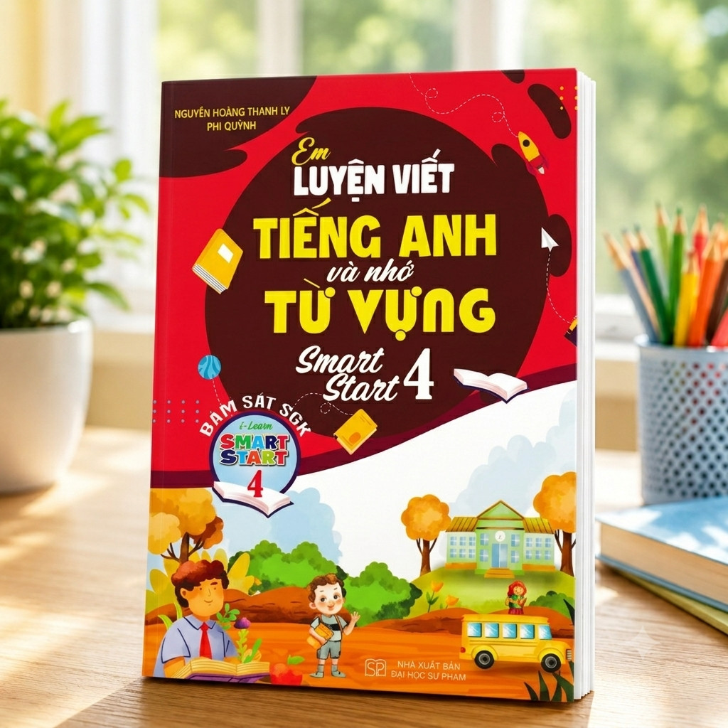 Sách - Em Luyện Viết Tiếng Anh Và Nhớ Từ Vựng Smart Star 4 (Bám Sát SGK I-Learn Smart Start 4)