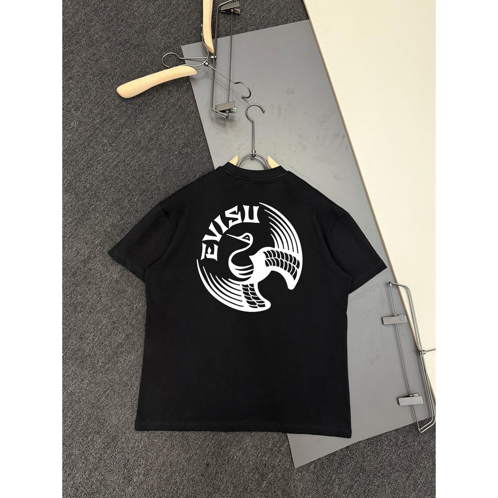 Áo thun Evisu / Áo thun Evisu in hình ngắn tay nam nữ Áo thun ngắn tay Áo khoác ngoài mặc dạo phố Áo