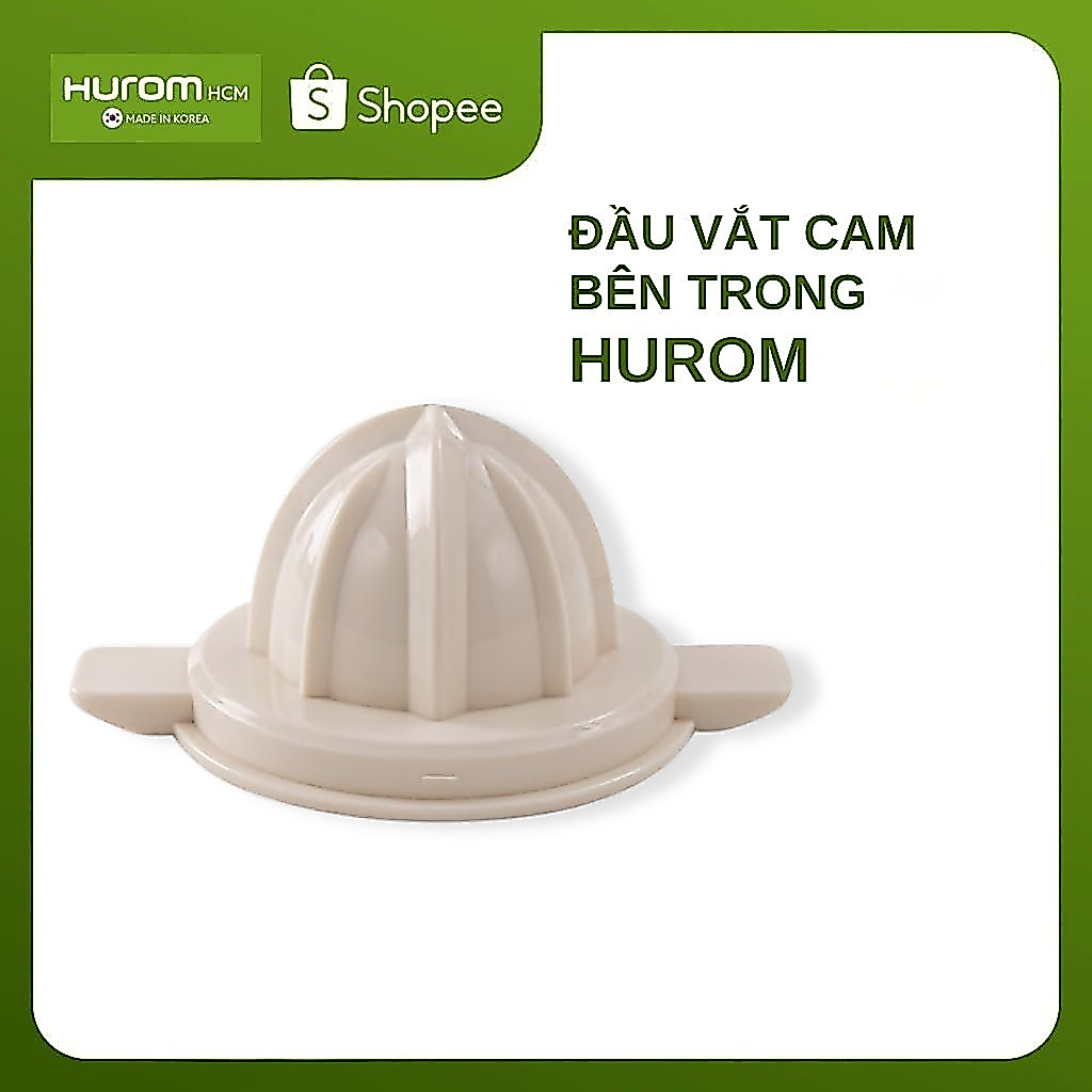 Đầu vắt cam dạng nón bằng nhựa phía trong máy vắt cam Hurom