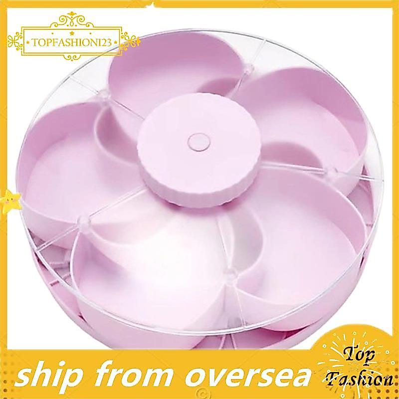 [TopFashion] Khay đựng đồ ăn nhẹ chia xoay-Thích hợp cho đồ ăn nhẹ, đồ nhúng & món khai vị tiệc, Kha