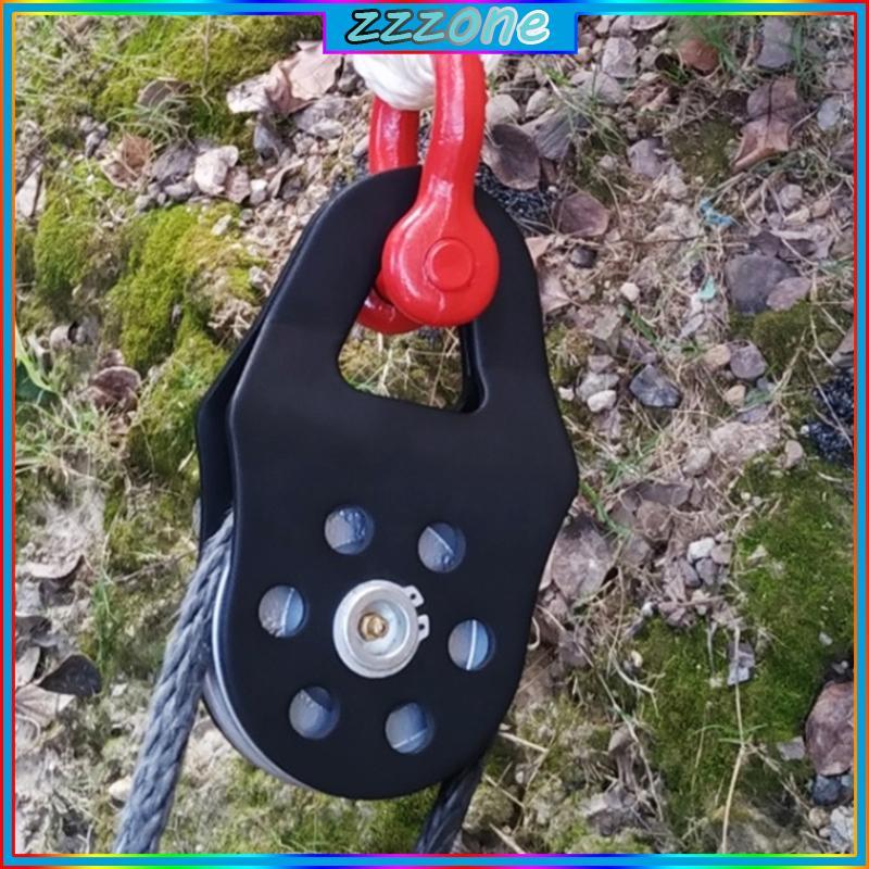 Zzz 10-Ton Snatch Pulley Block Snatch Block Nẹp Xe tân trang Ròng rọc Sheave