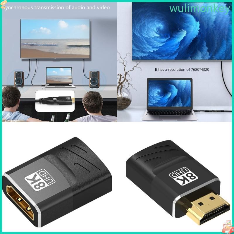 Bộ chuyển đổi tương thích WU HDTV Kết nối 8K60hz 4k120hz cho PC sang TV Matte Finish