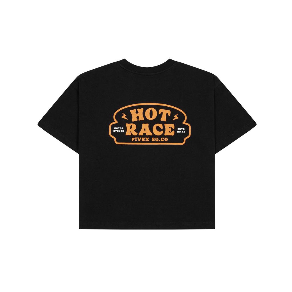 FIVEX KID TEE HOT RACE - BLACK