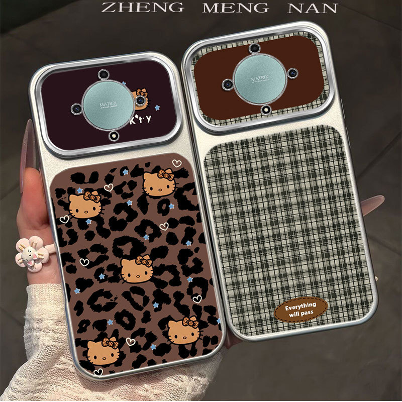 Thích hợp cho Honor X9A Honor X9B Honor X9C Honor X9 Honor X9C Smart New 3D họa tiết màu bạc chống r