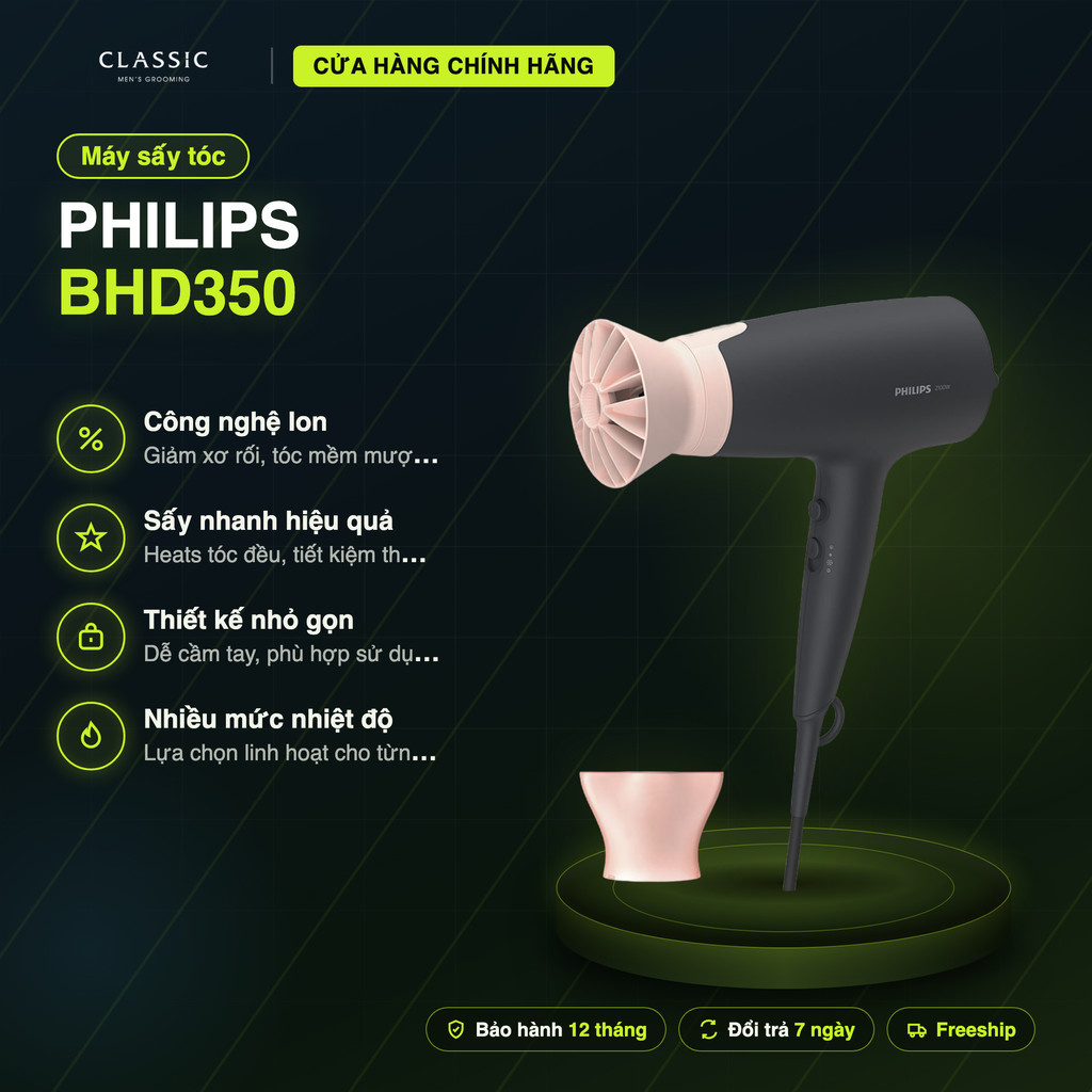 Máy Sấy Tóc Philips BHD350