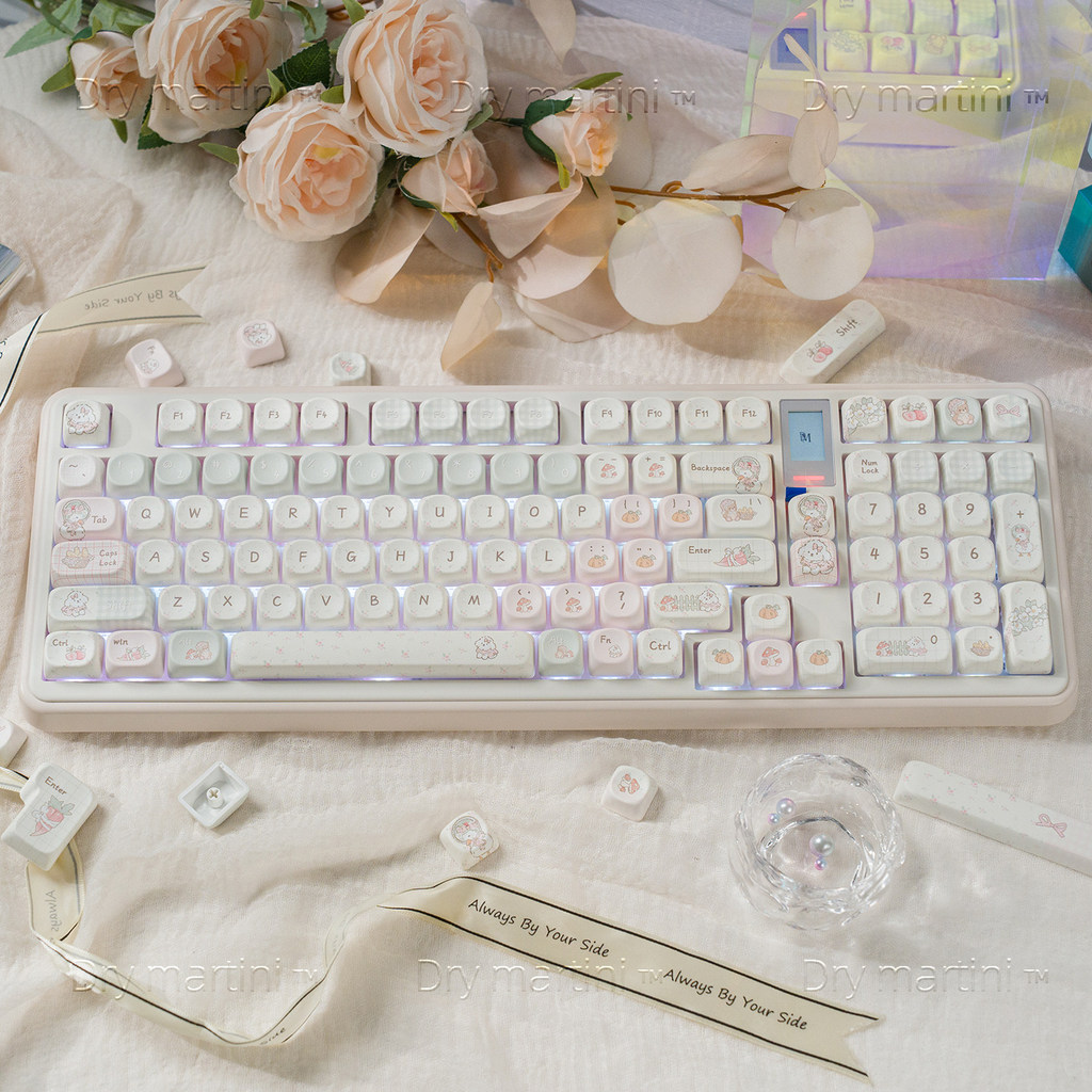 Trang trại bí ngô Keycap Cherry / MOA Profile 140 phím PBT Thuốc nhuộm năm mặt Thăng hoa Aula F75 F99 RK100 Phim hoạt hình dễ thương Keycaps Cơ vịt Con Nấm In hoa Keycap | BigBuy360 - bigbuy360.vn