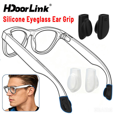 HdoorLink Silicone Eyeglass Ear Grip Cho Me-ta Way-farer / Sky-ler / Head-liner Kính Chống Trơn Trượt Móc Tai