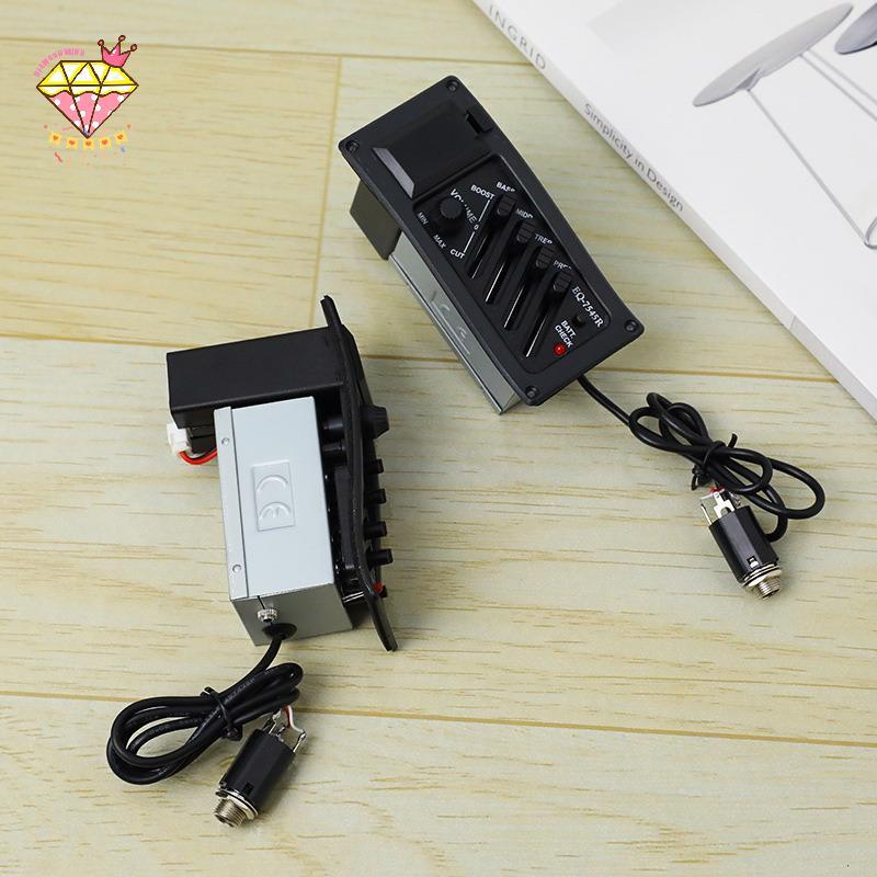 [DIAMONDWIND] Guitar Piup Acoustic Guitar EQ Piezo Piup Acoustic Guitar Piup Preamp Amplifier Bộ chỉ