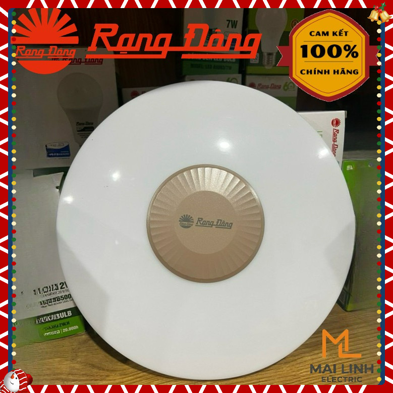 Đèn Led ốp nổi Trang Trí 36W Rạng Đông - Đổi 3 Màu - Đường kính 360mm - Model LN26 ĐM
