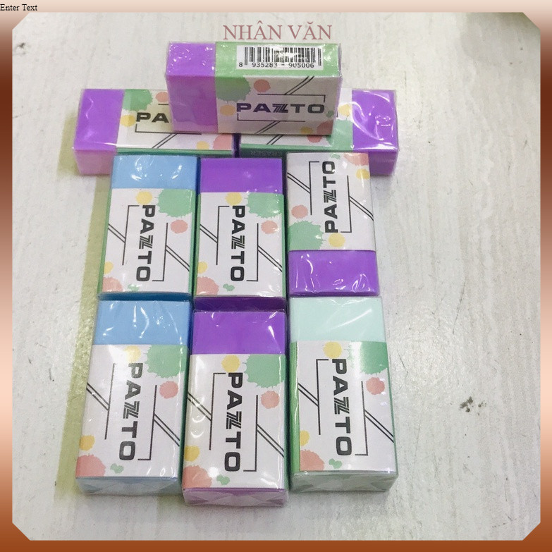 3 Gôm tẩy không mùi Pastel Pazto T- Long E-010 [MH Bookstore]