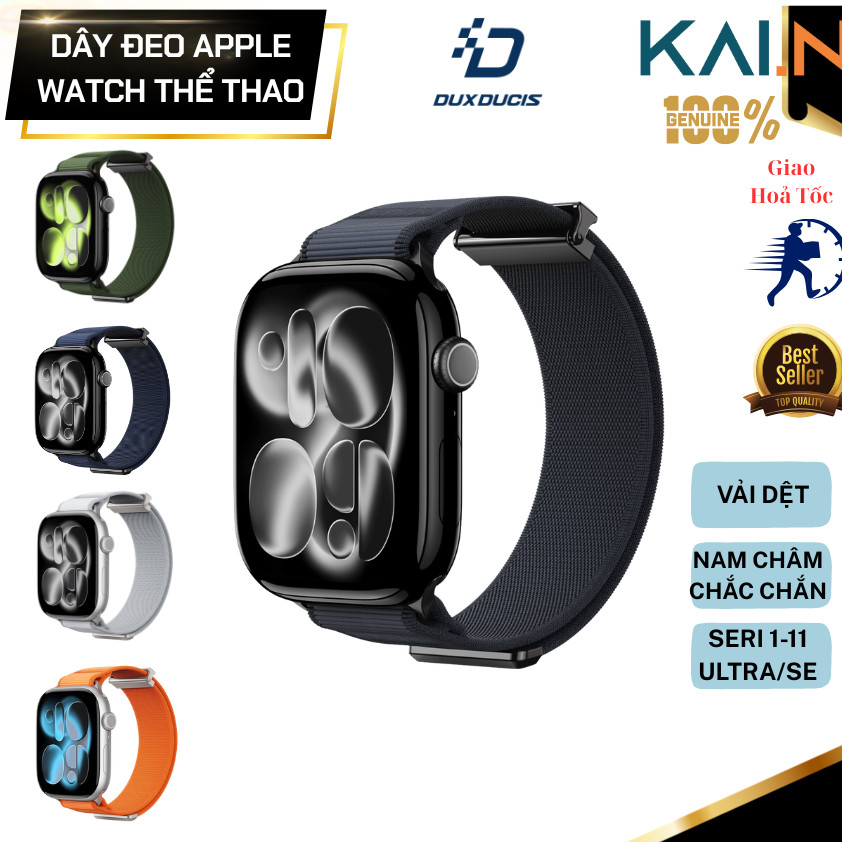 Dây Đeo Apple Watch Nam Châm Từ Tính Dux Ducis YM Series - Khóa Chống Tuột Bản Ultra / Series 1-11