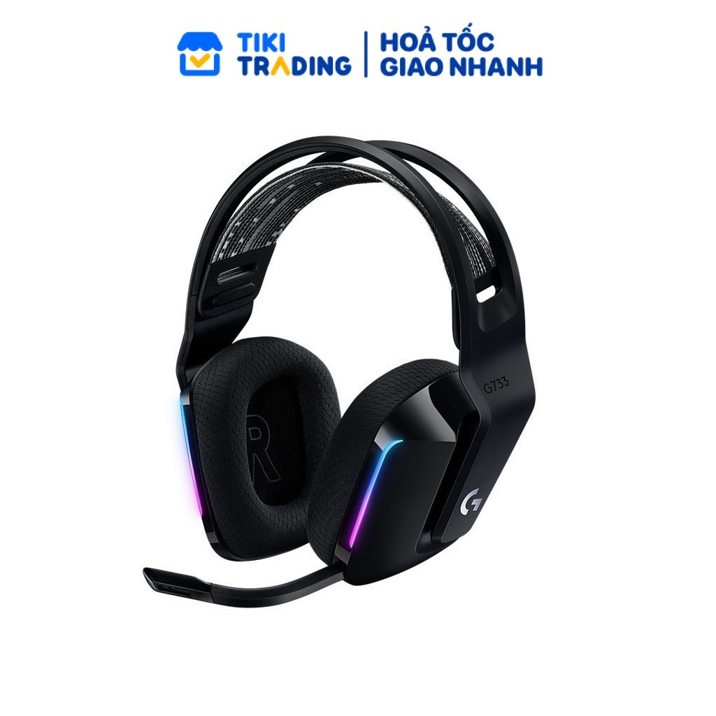 [HỎA TỐC] Tai nghe Gaming Logitech G733 LIGHTSPEED Wireless 7.1 RGB - Hàng chính hãng