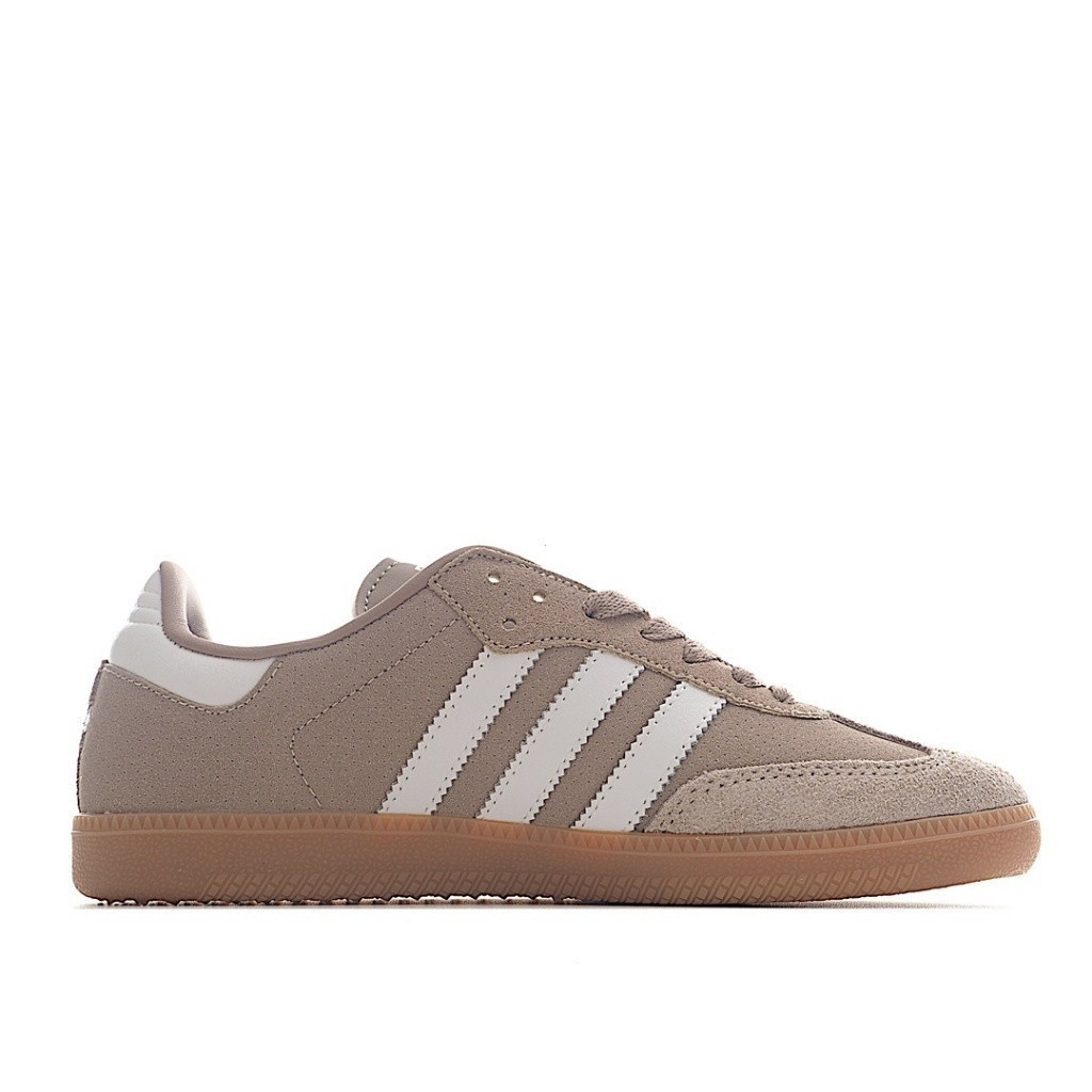 Giày thể thao chống trượt Adidas Original samba og màu nâu nhạt cổ điển dành cho nam nữ 100% chính h