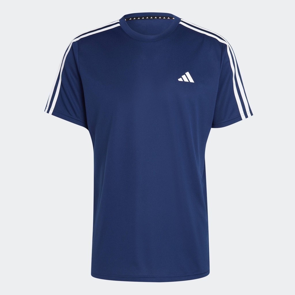adidas Gym & Training Áo Thun Tập Luyện 3 Sọc Train Essentials Nam Màu xanh da trời IB8152