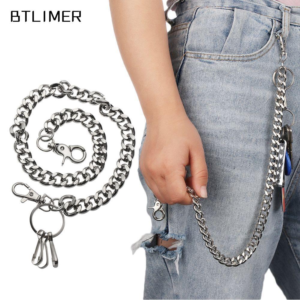 ESSECCOME Ví Dây Xích Punk Rock Metal Hipster Biker Link