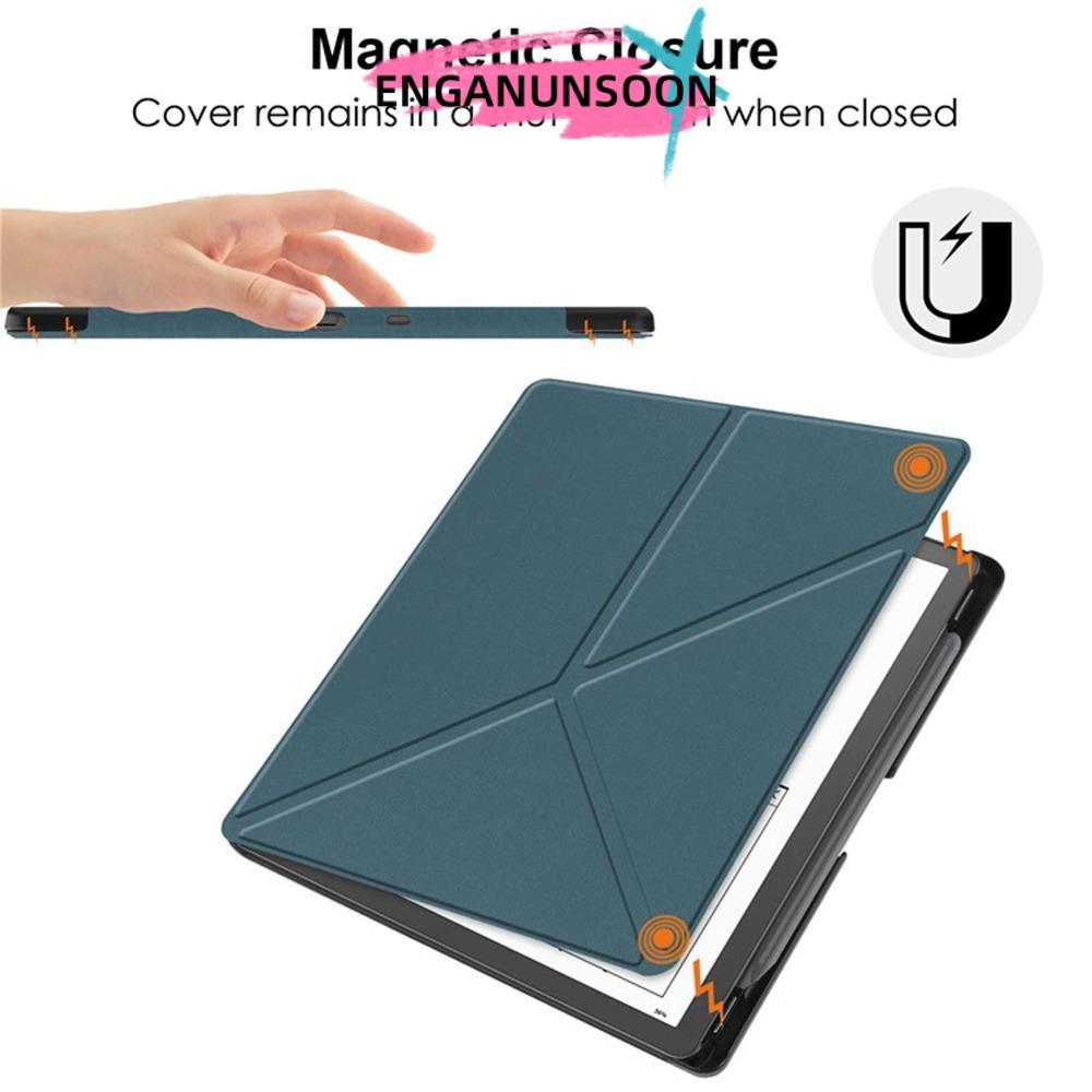 ENGANUNSOON E Book Reader Stand Cover, Khe cắm bút cỡ 10,2 Inch E Reader, Thiết kế chân đế có thể gậ