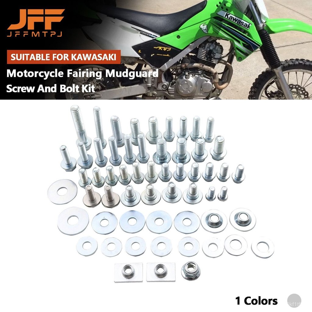 Bộ ốc vít sắt toàn xe cho mô tô địa hình Kawasaki KX/KXF bền đẹp chắc chắn