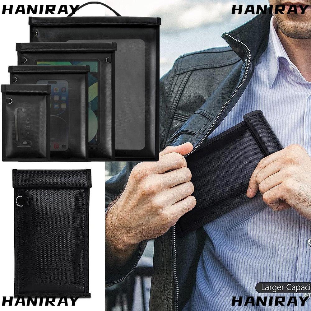HANIRAY 4 Túi Faraday Lớn, Lồng Faraday Chặn Tín Hiệu Lớn, Chống Trộm Chống Thấm Nước Thấm Nước Chốn